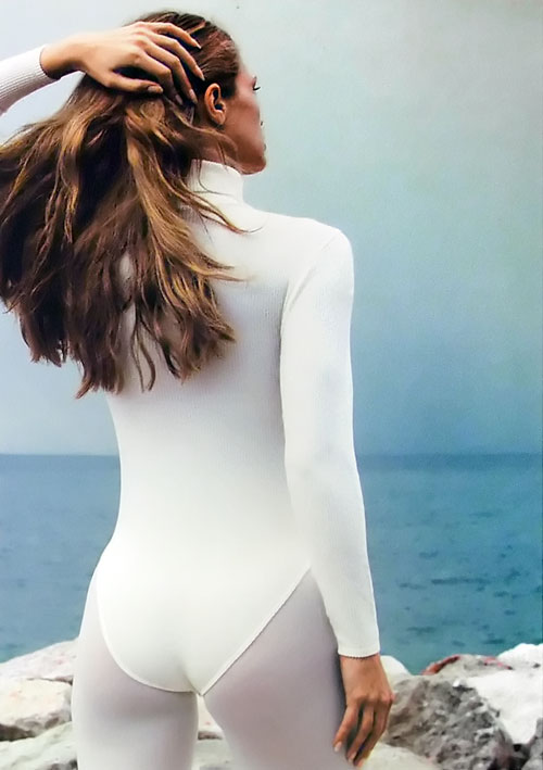 from Helmut Newton for Wolford, by Newton